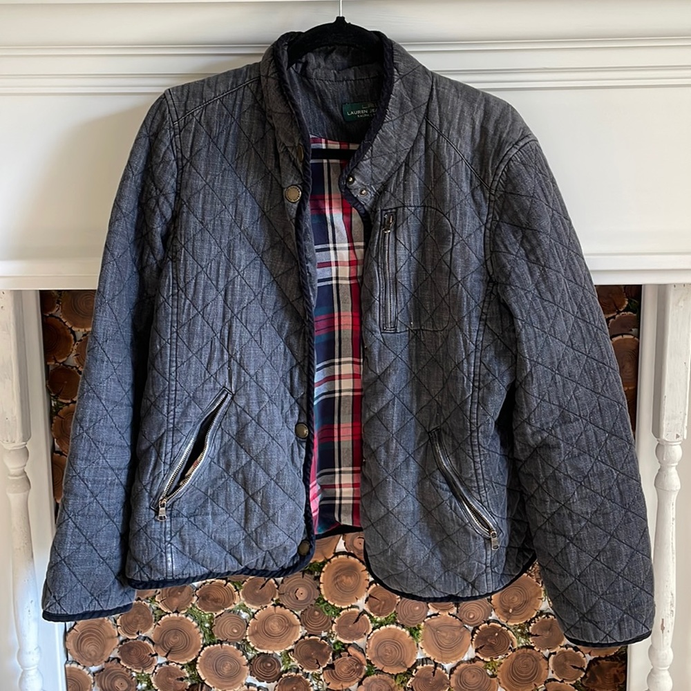 Ralph Lauren vintage bomber quilted jacket
